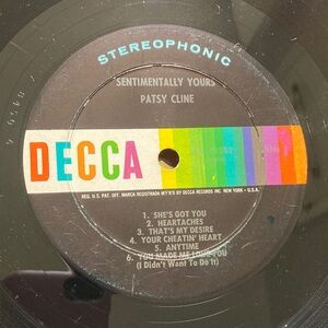Decca Sentimentally Yours Vinyl Record